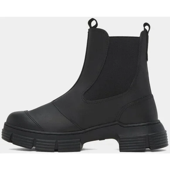 Ganni Black Ankle Boots - Picture 14 of 14